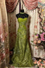 Green Mermaid Long Prom Dresses Long Prom Gown