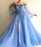 Blue/Green New Fashion Evening Dress Prom Gown