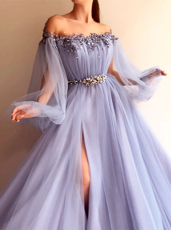 Blue/Green New Fashion Evening Dress Prom Gown