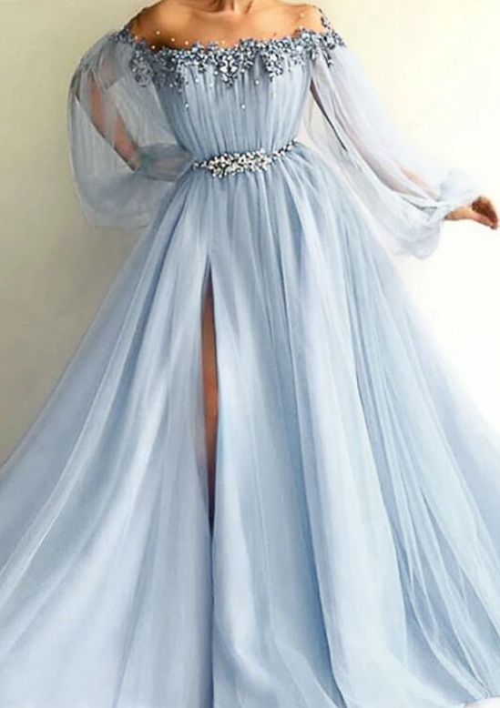 Blue/Green New Fashion Evening Dress Prom Gown
