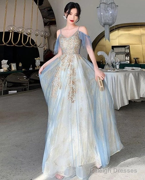 Green Tulle Lace Prom Dress, Long Prom Gown, Green Tulle Lace Formal Dress Main image