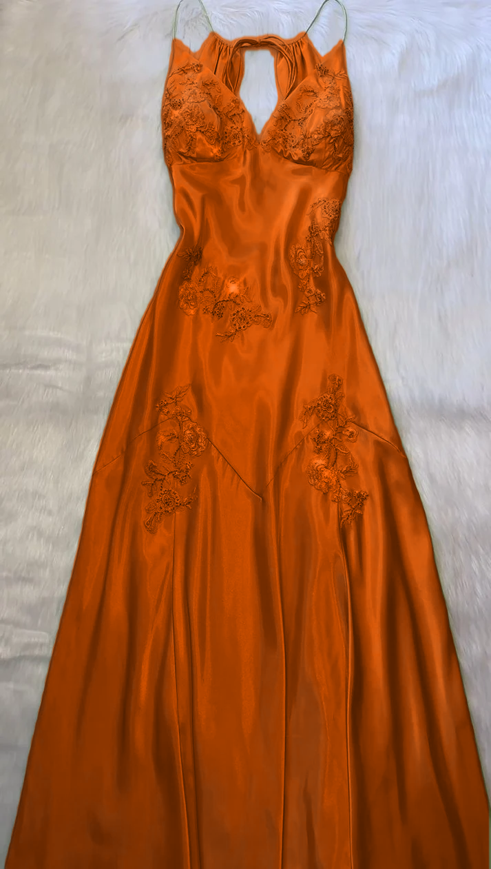 Green V Neck Long Prom Dresses
