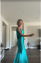 Vintage Satin V-Neck Mermaid Elegant Long Prom Dresses Prom Dresses Prom Dresses