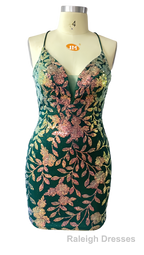 Cute Bodycon V Neck Blue Lace Homecoming Dresses