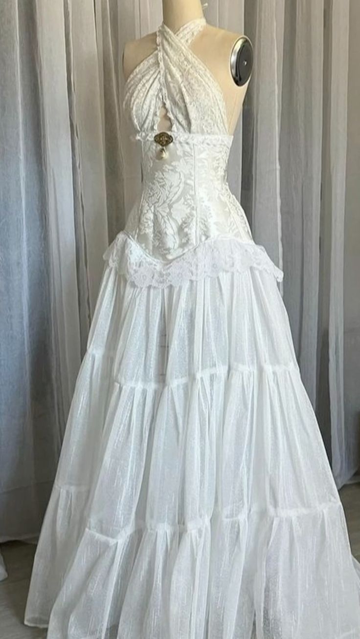 Halter Lace A-Line Occasion Dresses Prom Dresses