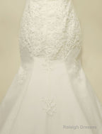 High Qulity Lace Mermaid Wedding Dress Illusion Chaple Train Ivory Beading Bridal Gown