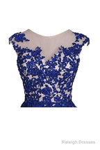 Homecoming Dresses With Applique Open Back Short Prom Dresses