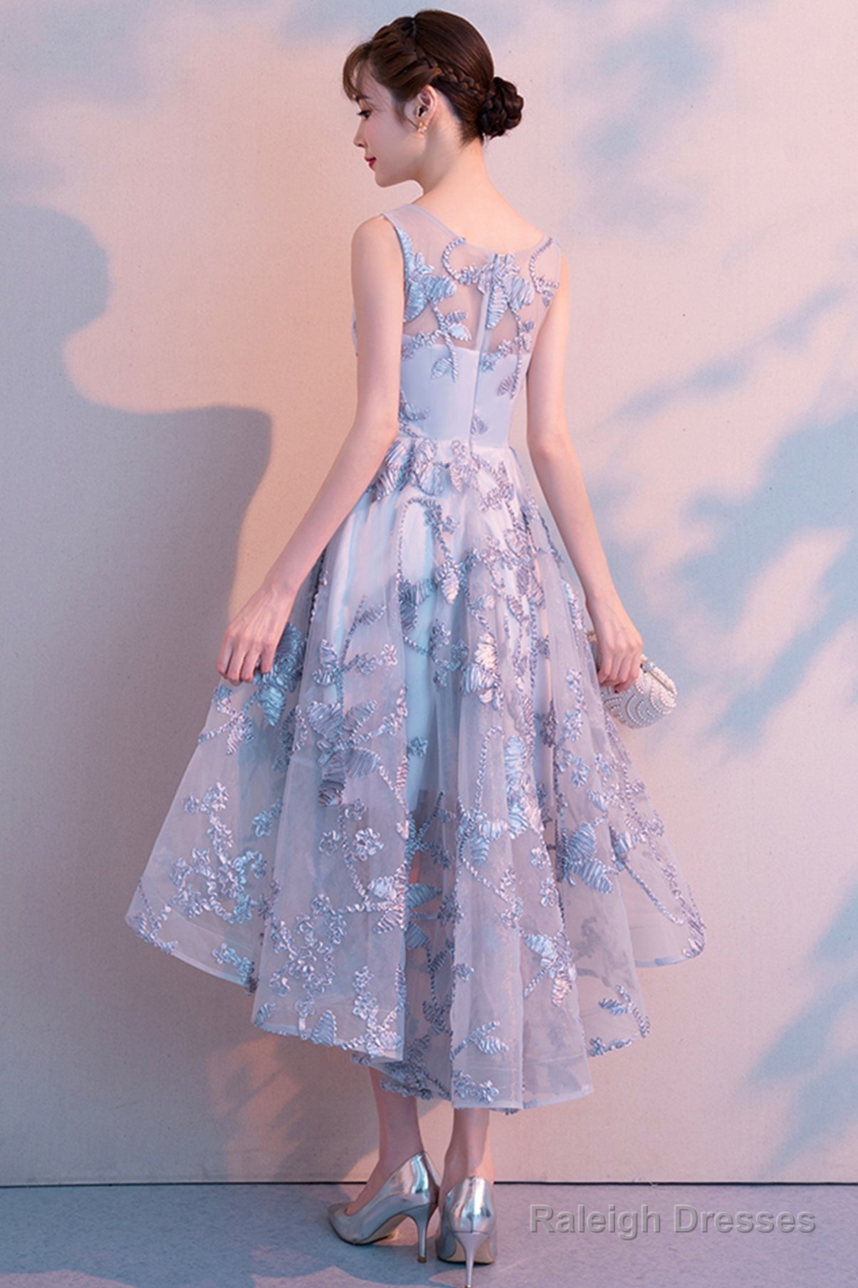 Homecoming Dresses Cute Tulle High Low Short Dress Fashion Dress Secondary image