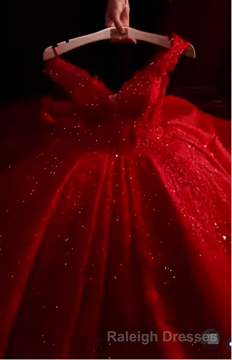 Hot Appliques Ball Gown Dark Green Wedding Dresses Sequin Quinceanera Dress Secondary image
