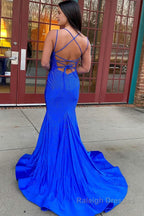 Hot Pink Sequined Spaghetti Straps Prom Dress