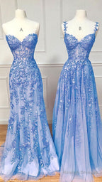 Hot  Violet Purple Lace Long Prom Dresses Cheap Uk Evening Dress