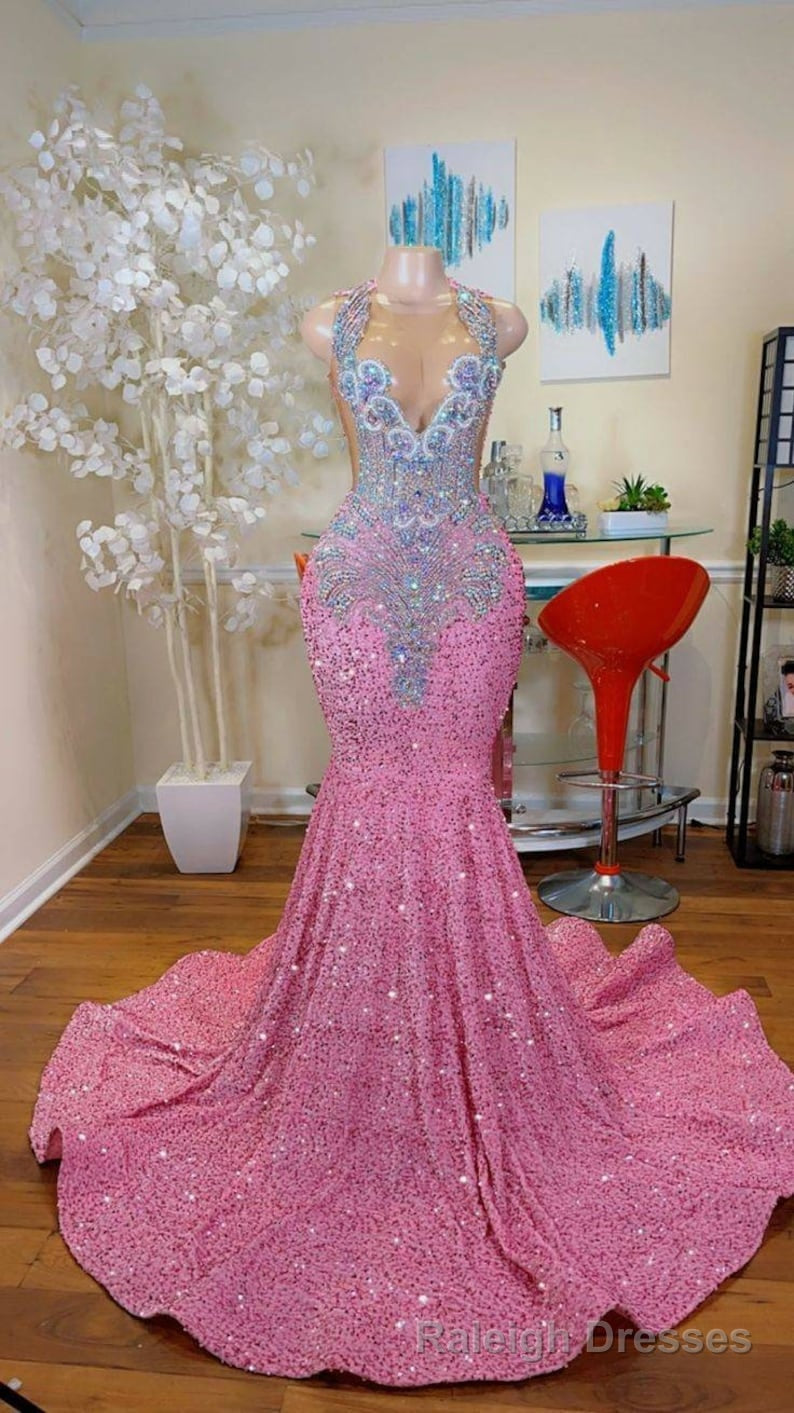 Prom Dresses,mermaid Sequins Prom Dress,wedding Reception Gowns, Shimmery Dresses , Bridal Dresses