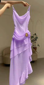 Ivory White Vintage Spaghetti Strap Long Chiffon Prom Dresses Prom Dresses Prom Dresses