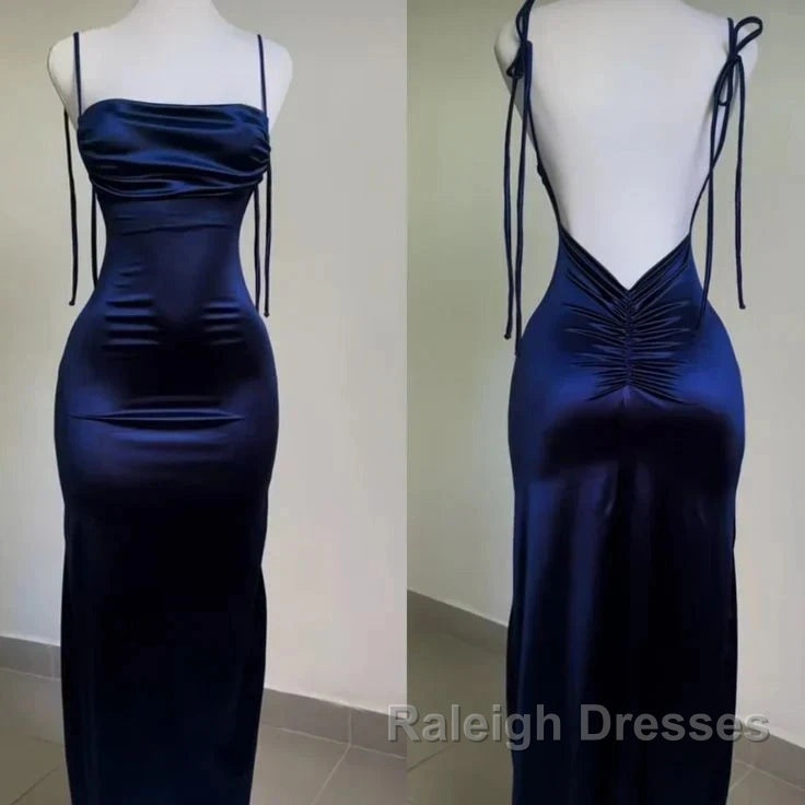Koutun Sexy Straps Backless Prom Dress Length-Floor Evening Dress Secondary image