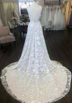 Lace A-Line Wedding Dresses Bridal Gown Dress For Brides