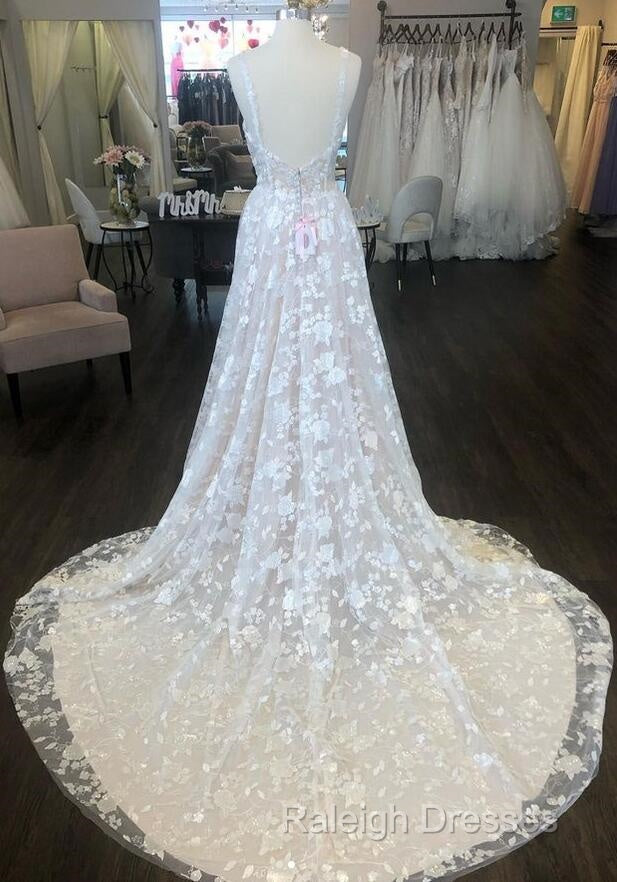 Lace A-Line Wedding Dresses Bridal Gown Dress For Brides