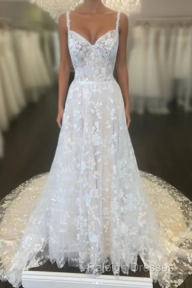 Lace A-Line Wedding Dresses Bridal Gown Dress For Brides Main image