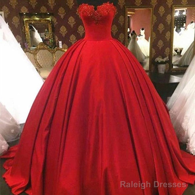 Lace Beaded Sweetheart Bodice Corset Satin Prom Dress Ball Gown