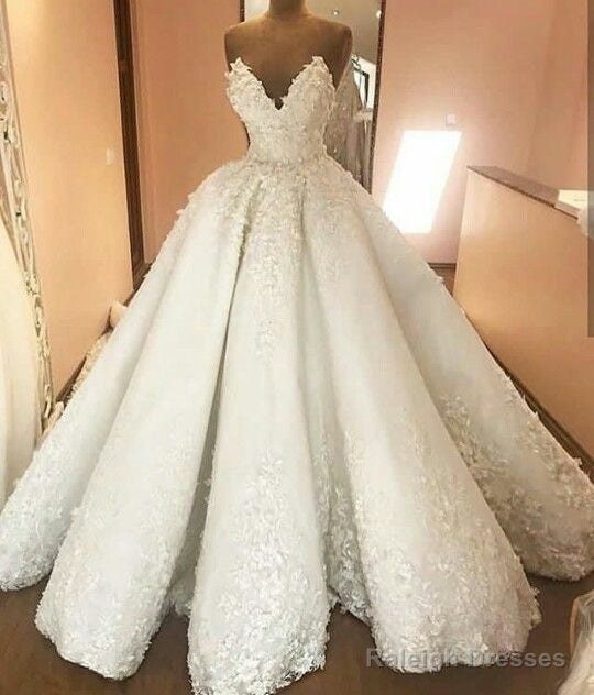 Lace Prom Dresses Long A-Line Prom Wedding Dresses Main image