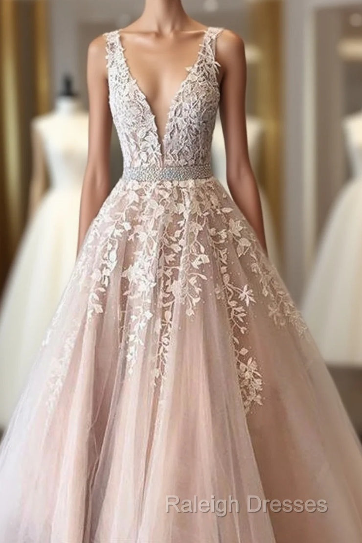 Lace Prom Dresses Long Formal Dress, Evening Dress, Dance Dresses, Graduation Party Dress Main image