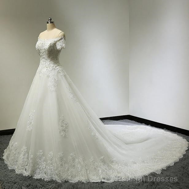 Large Tail Diamond Wedding Short Sleeved Lace High-End Wedding Band