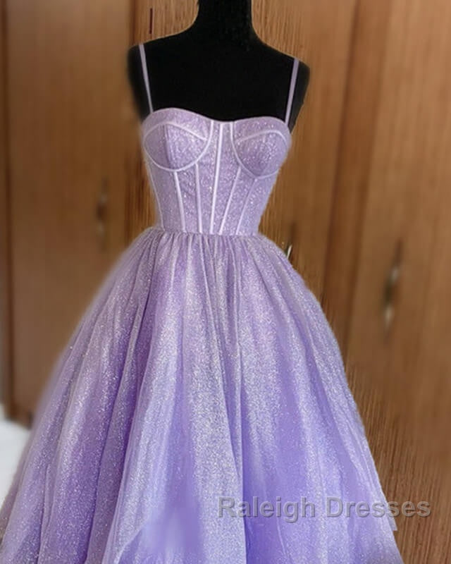 Lavender Midi Sparkly Ball Gown Secondary image