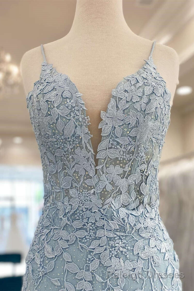Light Blue Lace Homecoming Dress Dinner Dress Prom Short