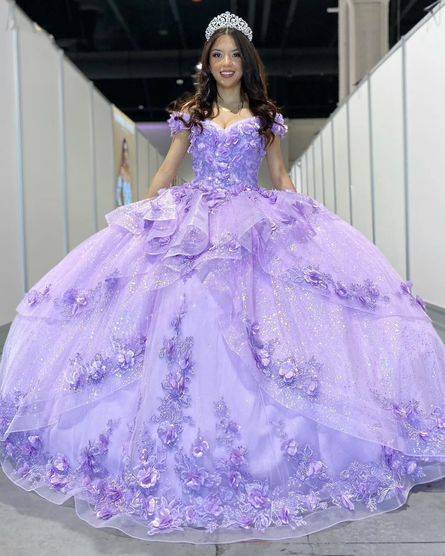 Light Blue Sparkly Off The Shoulder Appliques Prom Dresses Quinceanera Dresses Sweet 16 Prom Dresses Ball Gowns