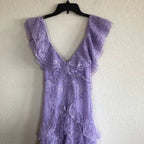 Lilac Lace Prom Dresses Long Prom Dresses 21Th Birthday Outfits