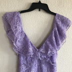 Lilac Lace Prom Dresses Long Prom Dresses 21Th Birthday Outfits