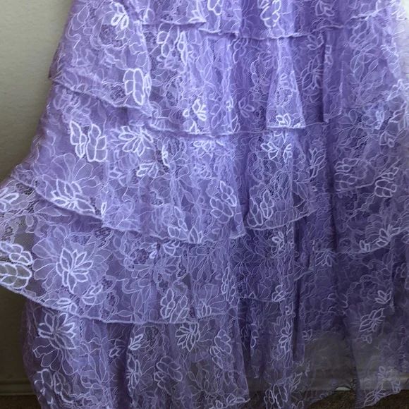 Lilac Lace Prom Dresses Long Prom Dresses 21Th Birthday Outfits