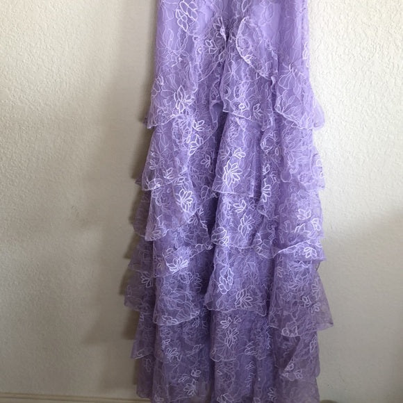 Lilac Lace Prom Dresses Long Prom Dresses 21Th Birthday Outfits