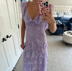 Lilac Lace Prom Dresses Long Prom Dresses 21Th Birthday Outfits