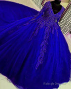 Long Sleeve Quinceanera Dress V Neck Ball Gowns