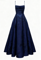 Long Spaghetti Straps A-Line Green Prom Dress Long Prom Dress