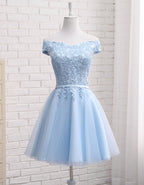 Lovely Off Shoulder Short Prom Dresses Cute Homecoming Dresses