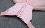 Lovely Pink Off Shoulder Style Princess Tulle Homecoming Dress, Pink Prom Dress