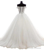Lovely Tulle Ball Gowns Sweetheart Lace Applique Prom Dresses Quinceanera Dress