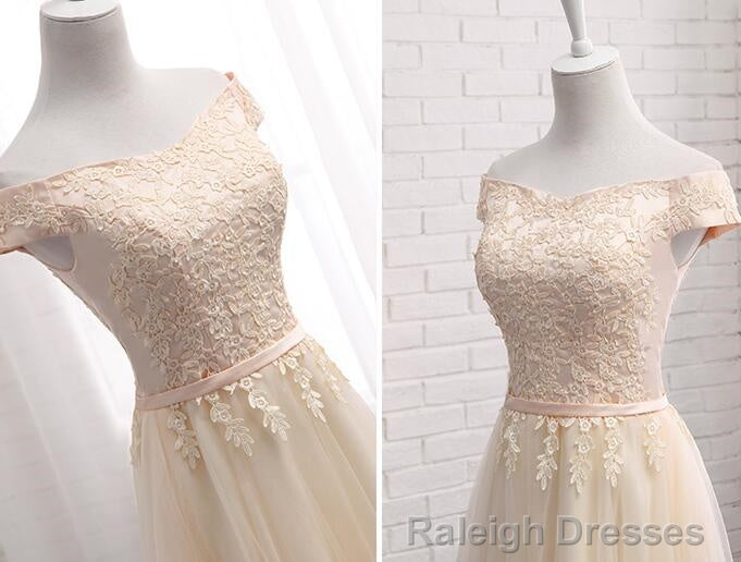 Lovely Tulle Cap Sleeves Party Dresses, Bridesmaid Dress for Sale