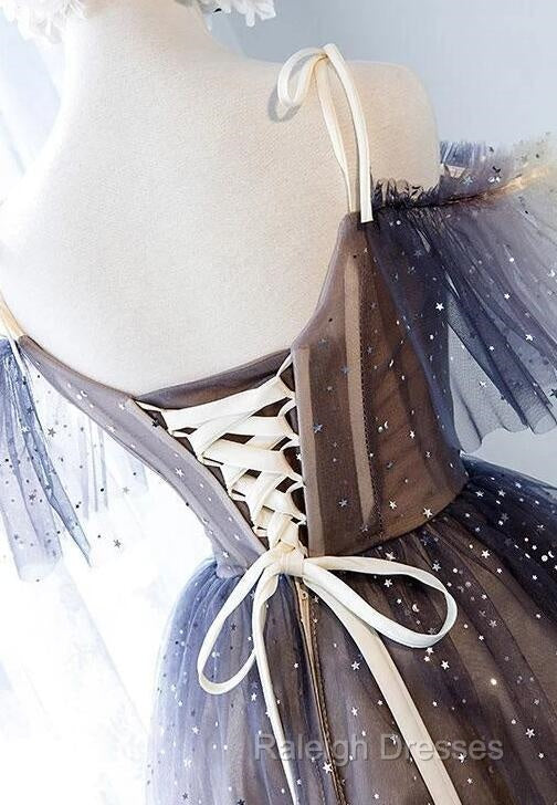 Lovely Tulle Offshoulder Short Prom Dress Lace Up Homecoming Dresses