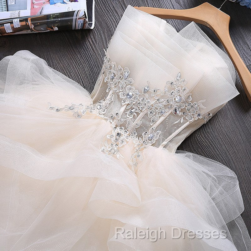 Lovely Tulle Short Party Dress, Cute Teen Junior Prom Dress