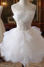 Lovely Tulle Short Prom Dresses Cute Teen Junior Prom Dresses