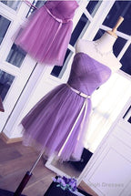 Lovely Tulle Short Party Dress, Handmade Formal Dresses