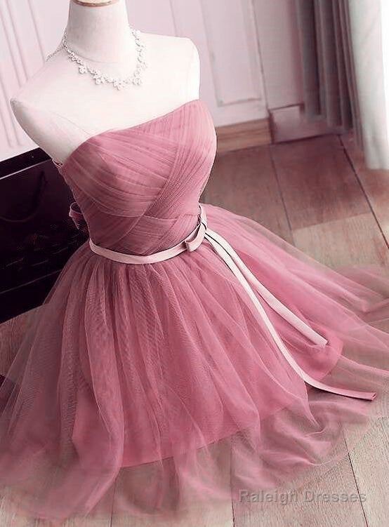 Lovely Tulle Short Party Dress, Handmade Formal Dresses