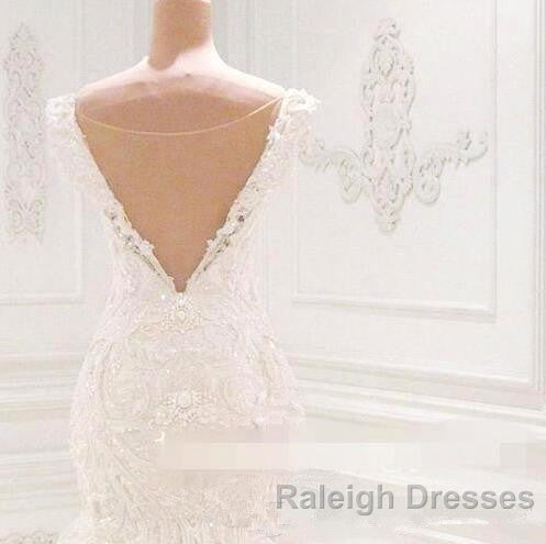 Luxurious Off the Shoulder Mermaid Wedding Dresses New Arrival Lace AppliquesBridal Gowns