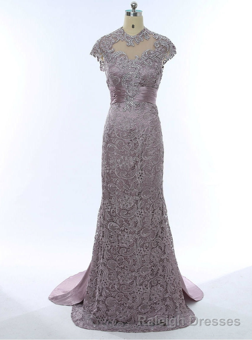 Luxurious Open Back Mother Of The Bride Dresses Mermaid Cap Sleeves Main image