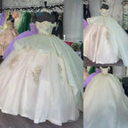 Luxury Quinceanera Dress Applique Corset Ball Gowns Prom Sweet 16 Dresses
