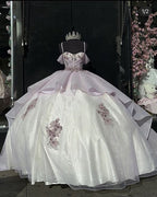 Luxury Quinceanera Dress Applique Corset Ball Gowns Prom Sweet 16 Dresses