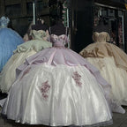 Luxury Quinceanera Dress Applique Corset Ball Gowns Prom Sweet 16 Dresses