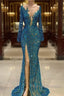 Memaid Long Prom Dress Sexy Evening Gown